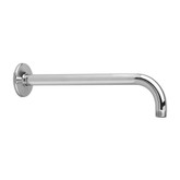 12 Inch Wall Mount Right Angle Shower Arm in Polished Chrome
