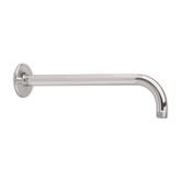 12 Inch Wall Mount Right Angle Shower Arm in Satin Nickel
