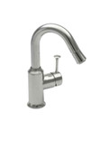 Pekoe Single-Handle Bar Faucet in Stainless Steel