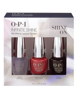 Opi Three-Piece Infinite Shine Nail Polish Set - SHINE ON - 15 ML