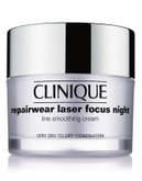 Clinique Repairwear Laser Focus Night Line Smoothing Cream - Very Dry to Dry Combination - 50 ML