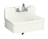 Gilford(Tm) Apron-Front Wall-Mount Kitchen Sink in White
