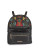 Kensie Pom-Pom Trim Canvas Backpack - BLACK COMBO