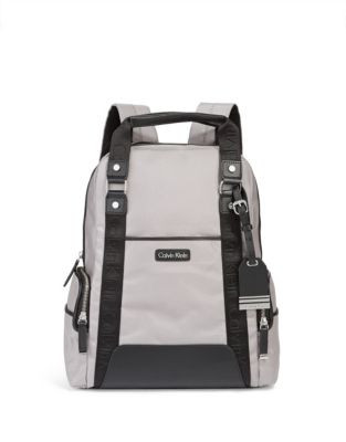 Calvin Klein Parker Nylon Backpack - GREY