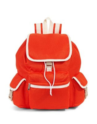 Lesportsac Voyager Mesh Backpack - ORANGE