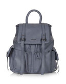 Topshop Edinburgh Grainy Backpack - BLUE