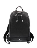 Vince Camuto Rizo Convertible Leather Backpack - BLACK