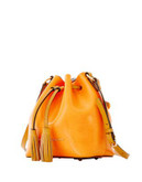 Dooney & Bourke Siena Serena Crossbody - ORANGE/WHITE