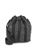 Lesportsac Nylon Printed Bucket Bag - JET