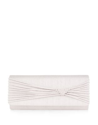 Jacques Vert Woven Crossover Clutch - NEUTRAL