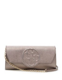 Guess Korry Crossbody Clutch - PEWTER