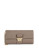 Calvin Klein Saffiano Leather Clutch Bag - DARK TAUPE