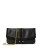 Lauren Ralph Lauren Bastwick Studded Leather Clutch - BLACK