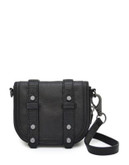 She + Lo Unchartered Leather Crossbody Bag - BLACK
