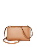 Lauren Ralph Lauren Whitby Leather Crossbody Bag - TAN