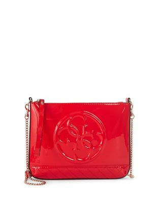 Guess Korry Petite Crossbody Clutch - RED