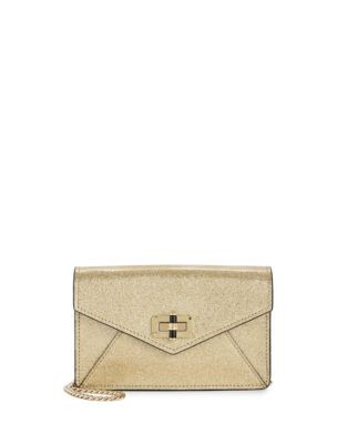 Diane Von Furstenberg Glitter Crossbody Bag - GOLD