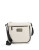 Calvin Klein Belfast Nylon Messenger Bag - WHITE/BLACK