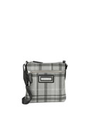 Calvin Klein Belfast Crossbody Mini Zip Bag - GREY PLAID