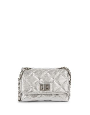 Steve Madden Bcharlee Quilted Crossbody - SILVER