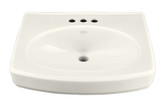 Pinoir Pedestal Basin Only in Biscuit