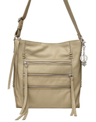 Lucky Brand Shannon Leather Crossbody - WHITE