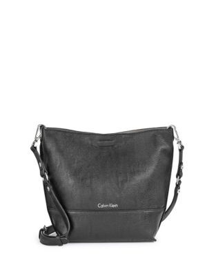 Calvin Klein Reversible Crossbody Bag - BLACK/GREY