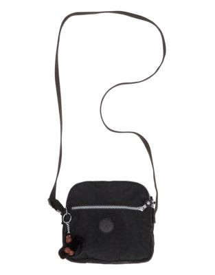 Kipling Keefe Nylon Crossbody Bag - BLACK