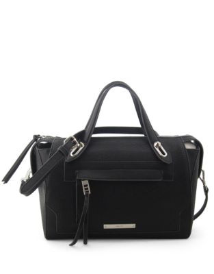 Nine West Seamingly Attached Satchel - BLACK