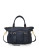She + Lo Next Chapter Leather Satchel - NAVY