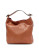 B Brian Atwood Colette Leather Bag - COGNAC/RED