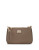 Calvin Klein Saffiano Leather Crossbody Bag - DARK TAUPE