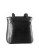 Derek Alexander Top Zip Leather Shoulder Bag - BLACK