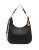 Guess Faux Leather Crossbody Hobo - BLACK