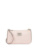 Calvin Klein Saffiano Leather Crossbody Bag - DUSTED ROSE