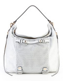 She + Lo Silver Lining Hobo - WHITE