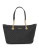 Calvin Klein Florence Woven Shoulder Bag - BLACK/GOLD