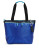 Calvin Klein Nylon Top-Zip Tote - BLUE