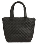 Steve Madden Diamond Quilted Tote - BLACK