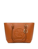 Guess Korry Small Classic Tote - COGNAC