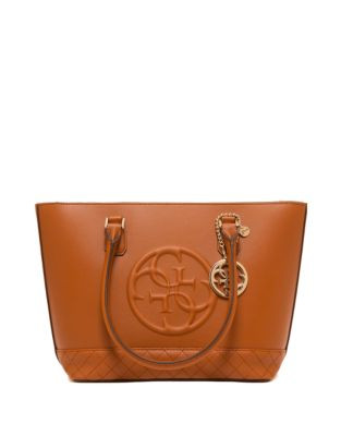 Guess Korry Small Classic Tote - COGNAC