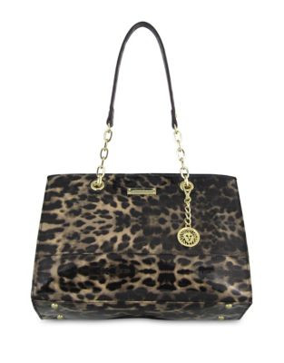 Anne Klein Coast Is Clear Leopard Print Small Tote - LEOPARD