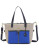 Kipling Kira Nylon Colourblock Bag - NAVY BLUE COMBO