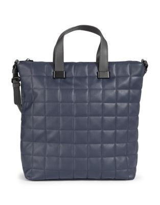 Steve Madden Square Quilted Tote - DARK NAVY