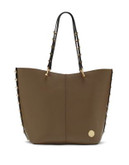 Vince Camuto Evie Leather Unlined Tote - BROWN
