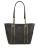 Calvin Klein Key Items Leather Tote - BLACK/GOLD