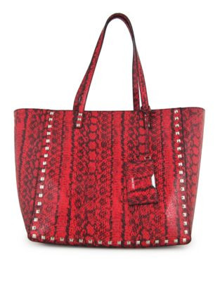 Nine West Hadley Large Tote - RIO RED