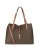 Calvin Klein Reversible Tote Bag with Zip Pouch - BROWN
