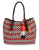 Vince Camuto Harlo Woven Leather Tote - CORAL