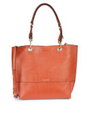 Calvin Klein Reversible Tote with Pouch - ORANGE
